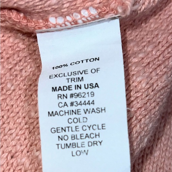 Vintage WILLOW Pink Black Cotton Tweed Blazer Shacket Jacket Women's Large - Picture 11 of 12